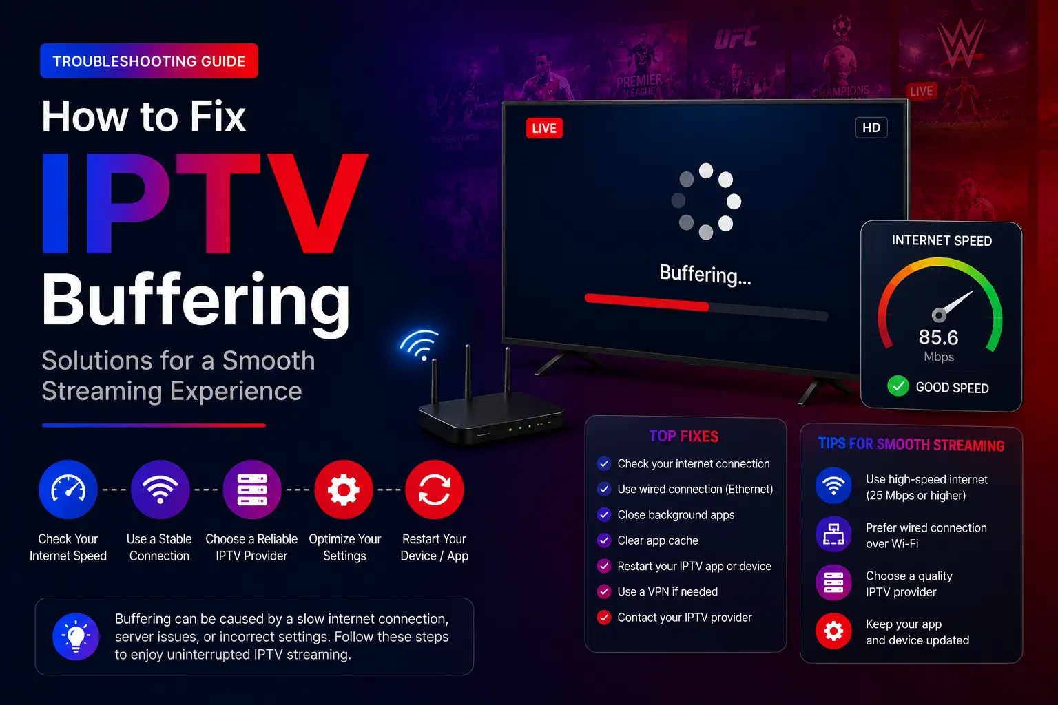 How to Fix IPTV Buffering Issues