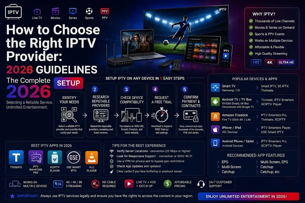 How to Choose the Right IPTV Provider