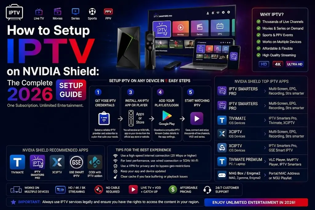 How to Setup IPTV on NVIDIA Shield