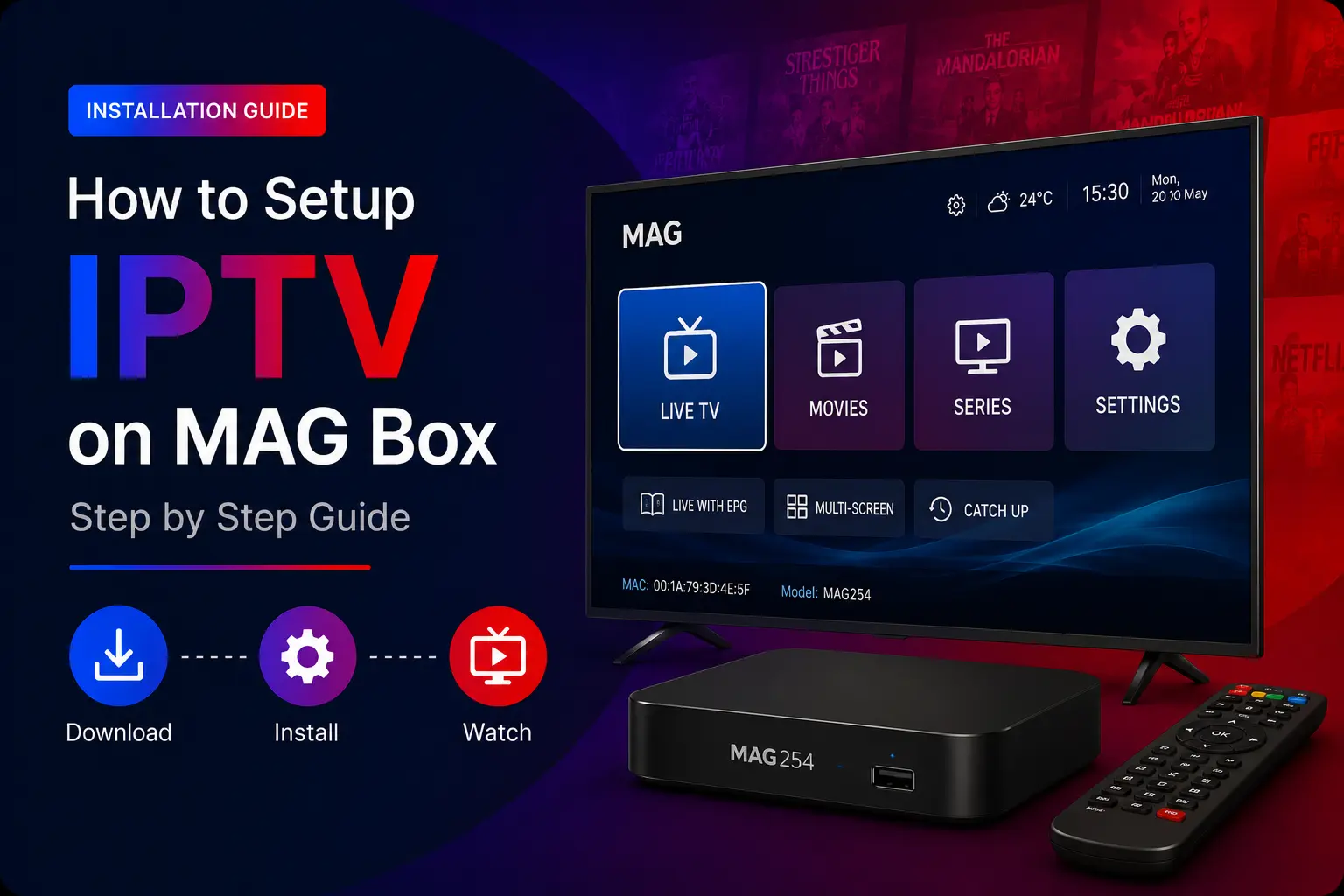 How to Setup IPTV on MAG Box